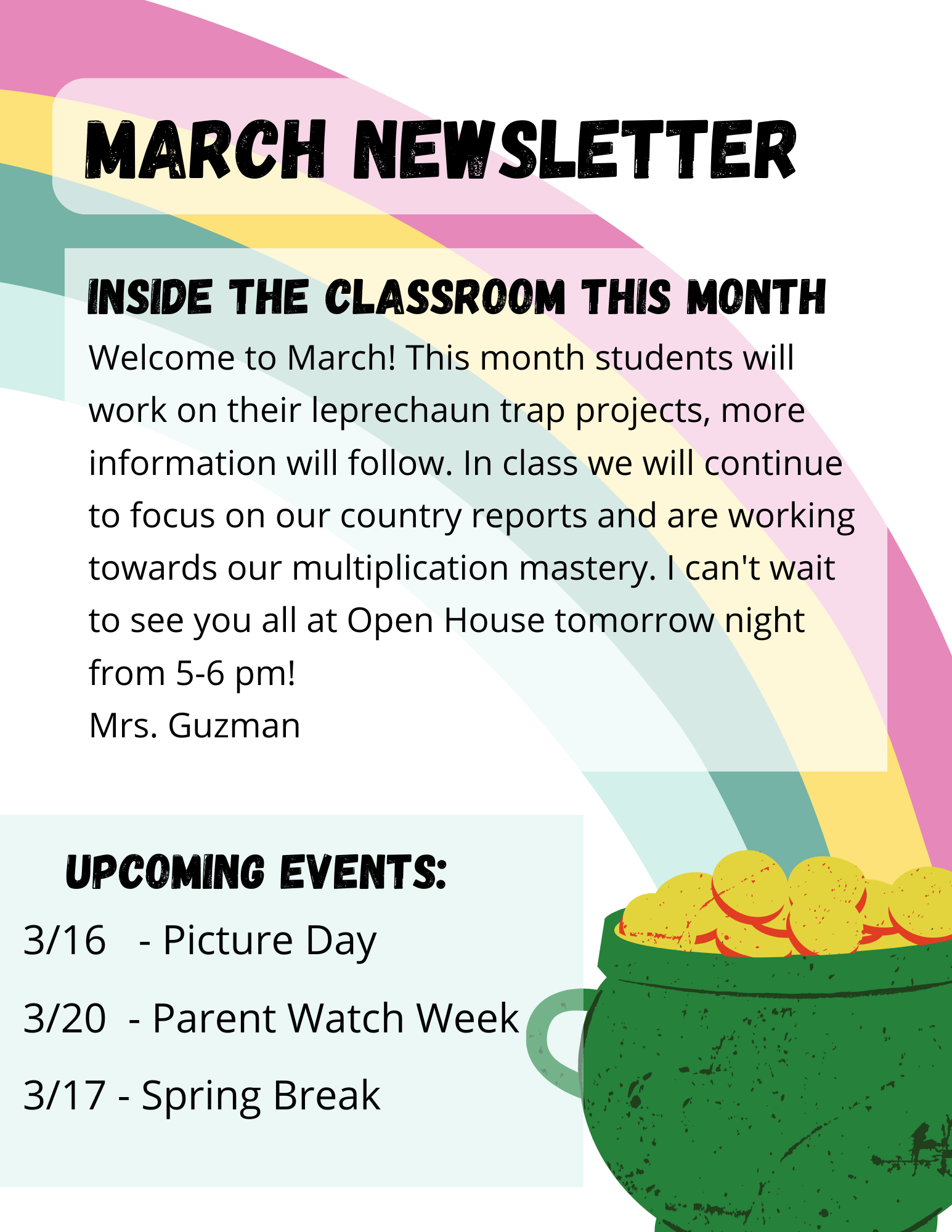 Newsletter template